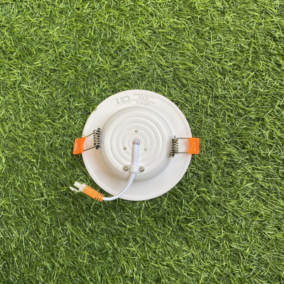 Đèn LED Âm trần đổi màu 9W LEDGOES - Đèn Downlight 3 chế độ ánh sáng, Lỗ khoét Phi 90