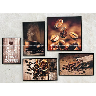 (ẢNH THẬT) TRANH TREO TƯỜNG TRANG TRÍ DECOR QUÁN CAFE 6 TẶNG KÈM ĐINH TREO