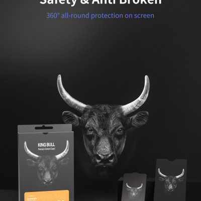 Miếng Dán Cường Lực Mipow Kingbull Chống Nhìn Trộm Premium HD (2.7D) iPhone 13 Mini / iPhone 13/ iPhone 13 Pro/ iPhone 13 ProMax_ Hàng Chính Hãng