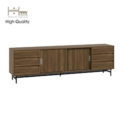 [Happy Home Furniture] LUCA , Kệ TV 2 cửa lùa , 220cm x 42cm x 65cm ( DxRxC), KTV_015