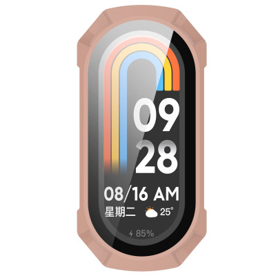Ốp Case PC Mặt Kính Cường Lực chống va đập cho Xiaomi Mi Band 8 / Xiaomi Mi Band 9 - Hàng Chính Hãng
