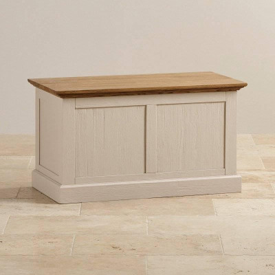 Rương Seychelles Gỗ Sồi Ibie BSW0SEYO - Trắng (95 x 50 cm)