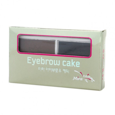 Bột kẻ mày 2 ngăn Mira No.3 tặng kèm móc khoá 