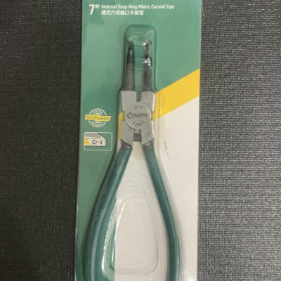 Kìm mở phe trong mũi cong 180mm SATA 72042