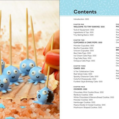 Sách - Tiny Bakes - Delicious Mini Cakes, Pies, Cookies, Brownies, and More by Jennifer Ziemons (UK edition, Hardcover)