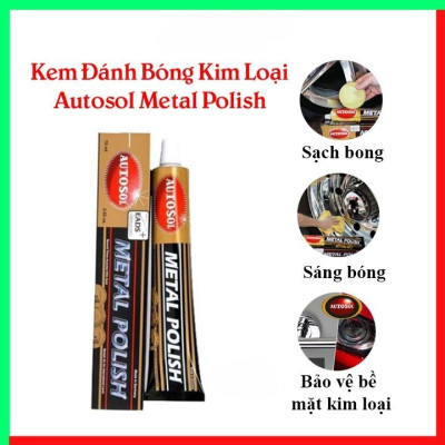 Kem đánh bóng kim loại đa dụng inox, đồng, .... Autosol Metal Polish LỌ KEM CHUYÊN ĐÁNH BÓNG CÁC LOẠI KIM LOẠI TẨY BÓNG NHƯ MỚI