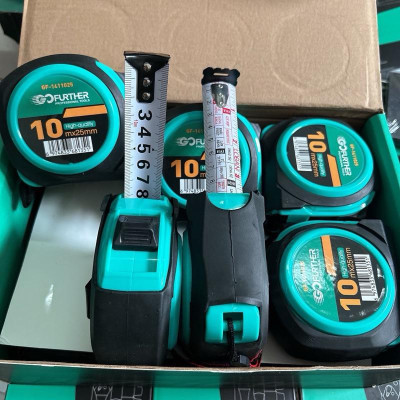 [Hộp 12 Cái] Thước Cuộn GF 5M, 7,5M, 10M – Thước Rút Thép Cao Cấp Chống Gỉ, Rõ Số, Chống Va Đập