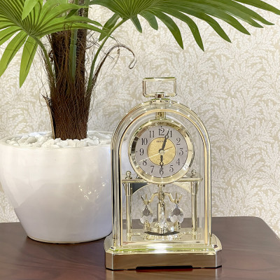 Đồng Hồ Để Bàn Rhythm 4SG744WR18 - Vàng (16.3 x 27.3 x 10.7 cm)