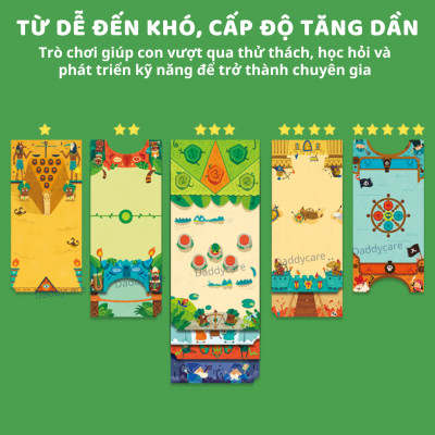 Đồ chơi cờ búng xuyên lỗ thông minh bằng gỗ cao cấp Mideer 10 in 1 Carrom Board Game