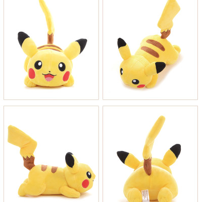 Gấu bông Pikachu nằm mềm mịn siêu dễ thương (20cm--->90cm) Gối ôm Pikachu cute đáng yêu cao cấp, vải miniso 4 chiều mềm êm an toàn cho trẻ nhỏ