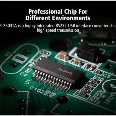 Ugreen UG30769US229TK 1.5M màu Đen Cáp chuyển đổi USB 2.0 sang 2 đầu COM cao cấp - HÀNG CHÍNH HÃNG