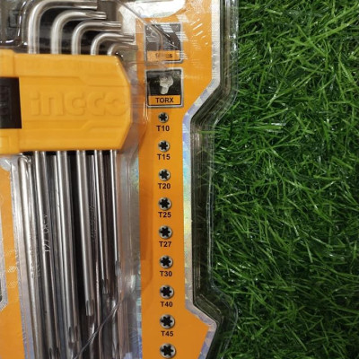 BỘ LỤC GIÁC BÔNG 9 CÂY T10-50 INGCO HHK13092 - HÀNG CHÍNH HÃNG