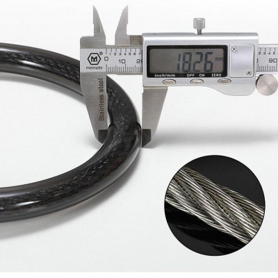 Khóa Xe Đạp 4 Mật Khẩu, Chống Trộm Di Động Vòng Cố Định Phụ Kiện Xe Đạp