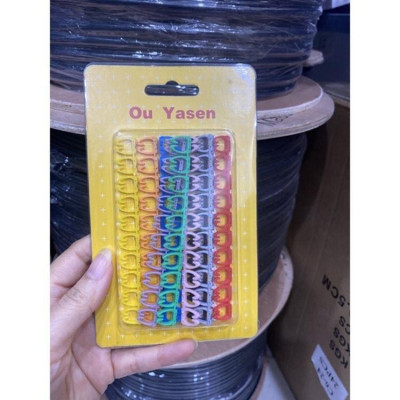 Hộp test mạng đa năng BNC + Hộp 100 đầu JR45 + 1 vỉ vòng đánh số mạng