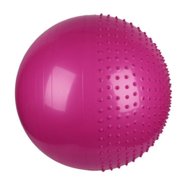 Bóng tập Yoga Nửa Gai + Nửa Trơn 3D -65cm Cao Cấp 1200Gram – Tặng kèm bơm( Hàng Cao Cấp Chính hãng)