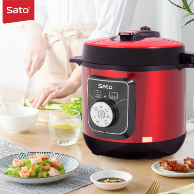Nồi áp suất đa năng SATO 6AS041.D 6.0L - Nồi áp suất đa chức năng : nấu cơm, nấu cháo, hầm gân, ninh, súp, hấp, giữ ấm ... Dung tích : 6.0 lít phù hợp gia đình 4 - 6 người - Miễn phí vận chuyển toàn quốc - Hàng chính hãng