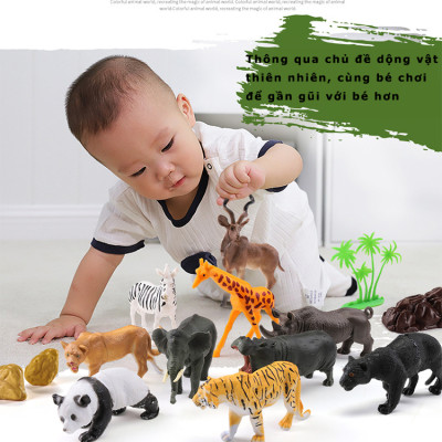Đồ Chơi Mô Phỏng Các Con Thú Hoang Dã Dành Cho Trẻ Em