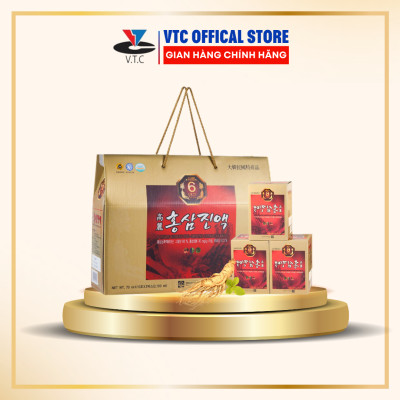 Nước Hồng Sâm Hàn Quốc Cao Cấp 6 Năm Tuổi Chong Kun Dang - 6 Years Korean Red Ginseng Eextract Liquid (Hộp 30 gói x 70ml)