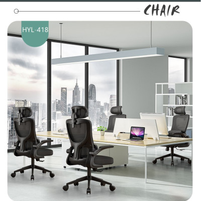 Mesh Ergonomic Executive office chairs with headrest. Ghế lưới văn phòng điều hành Ergonomic với tựa đầu.