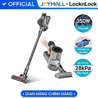 Máy hút bụi không dây Lock&lock ENV356GRY đa năng cầm tay 3 trong 1 (lau sàn, hút bụi, hút bụi giường nệm), động cơ BLDC (350W) - Hàng chính hãng