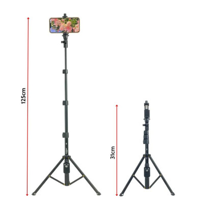 Chân đế điện thoại kết hợp selfie cầm tay Yunteng VCT 1388/1388L có remote Bluetooth điều khiển chụp từ xa hàng chính hãng