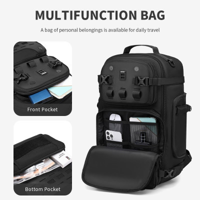 Balo Du Lịch Cỡ Lớn Đa Năng Chống Thấm Nước OZUKO Dành Cho Nam