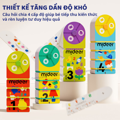 Bộ thẻ học thông minh cho bé Mideer Match & Connect Play Book