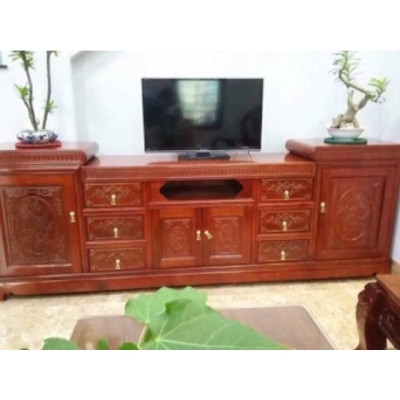 Kệ tivi gỗ soan đào 2m2