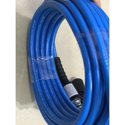[Freeship] Dây xịt rửa xe HIỆU HTC LOẠI 10M,HTC6512-10W2 từ nhựa PVC-PU áp lực cao 450 bar( 6525PSI),ĐK 6.5*12mm, đầu nối ren 1.5x22mm