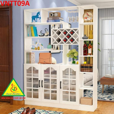 TỦ KỆ TRANG TRÍ KIÊM VÁCH NGĂN VNTT09 - Nội thất lắp ráp Viendong Adv