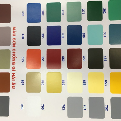 Sơn epoxy Hải Âu màu xanh ngọc EP256 1L/Bộ