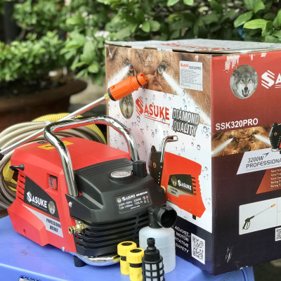 Máy rửa xe chỉnh áp 3200W SASUKE SSK320PRO (cao cấp, rotor dây đồng 100%)- Hàng chính hãng
