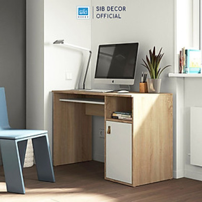 Bàn Gỗ Đa Năng Kết Hợp Chân Bàn Làm Tủ Lưu Trữ SIB Decor BLV90