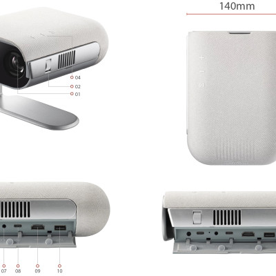 Máy chiếu LED Di Động Không Dây Thông Minh ViewSonic M1 Pro Hàng Chính Hãng