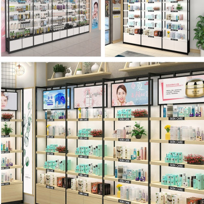 Kệ trưng bày sản phẩm, hàng hóa , kệ trang trí khung sắt mặt gỗ KST430 - NỘI THẤT LẮP RÁP VIENDONGADV