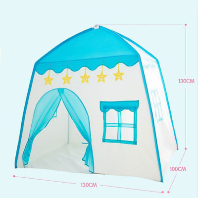 Lều Công Chúa Hoàng Tử Cao Cấp Hình Ngôi Nhà Cho Bé Kích Thước 130*130*100cm