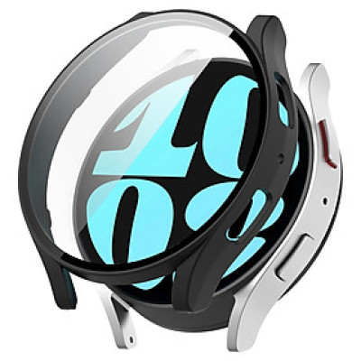 Ốp Case PC Mặt Kính Cường Lực chống va đập cho Samsung Galaxy Watch 6 40mm / 44mm - Hàng Chính Hãng