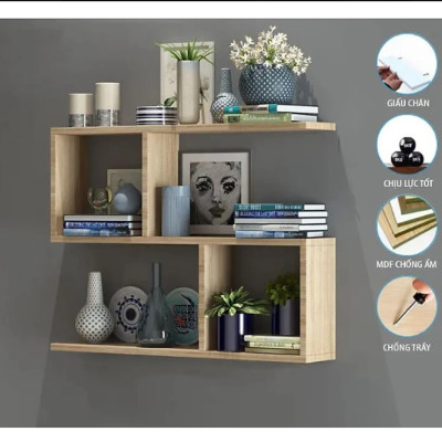 Kệ Gỗ Treo Tường 3 Tầng Tundo CTKT36 KT 80/58 x 55 x 15cm