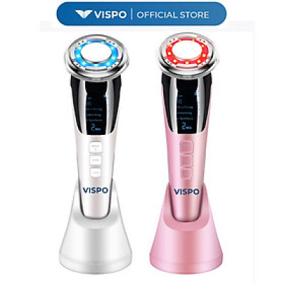 Máy Massage Mặt Làm Đẹp VISPO VP-CM23 - Máy Massage 5IN1 Photon Nóng Và Lạnh EMS Săn Chắc Da , Làm Sạch Và Tăng Hấp Thụ Dưỡng Chất, Khóa Ẩm Cho Da Bằng Công Nghệ Hiện Đại