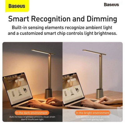 Đèn để bàn thông minh Baseus Smart Eye Series Charging Folding Reading Desk Lamp- DGZG- Hàng chính hãng