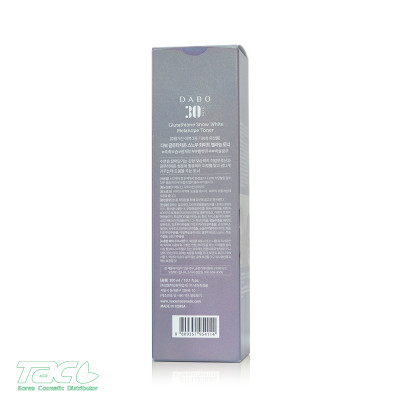 DABO Nước hoa hồng dưỡng da Glutathione cấp ẩm sâu, làm sáng làm dịu da - DABO Glutathione Snow White Melanope Toner 300ml 