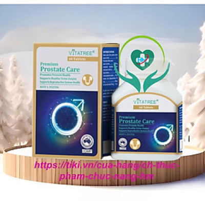 Viên uống Vitatree Prostate care , hộp 60v, hỗ trợ tuyến tiền liệt nam giới, nhập khẩu Úc