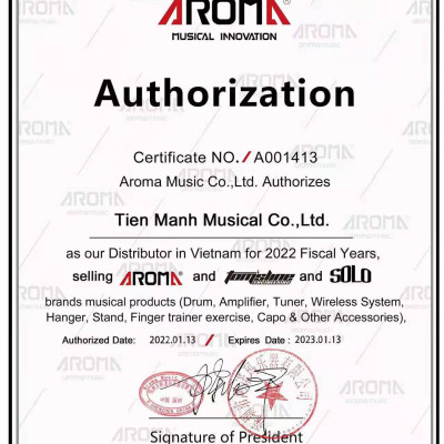 Aroma AT-01A Máy lên dây Đàn Guitar, Ukulele, Violin Tuner AT01 Chỉnh âm Bass, Chromatic Tuning AT1 Ghi-ta Acoustic AT01A Hàng Chính Hãng - Kèm Móng Gẩy DreamMaker