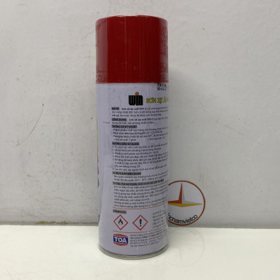 Sơn xịt chống rỉ Win màu đỏ 267 400ml