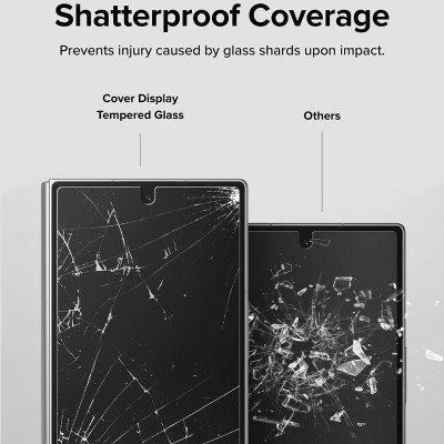 Bộ 2 Miếng Dán cường lực RINGKE Cover Display Tempered Glass cho Samsung Galaxy Z Fold 6 (Màn hình ngoài)_ Hàng chính hãng