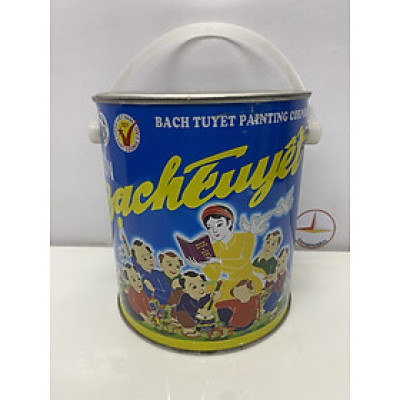 Sơn dầu Bạch Tuyết màu đen bóng 200 2.8kg