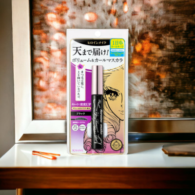 Mascara Chống Trôi Siêu Bền Giúp Nâng Cong Và Dày Mi Tối Đa Kissme Heroine Make Volume Up Mascara Super WP (6 G)