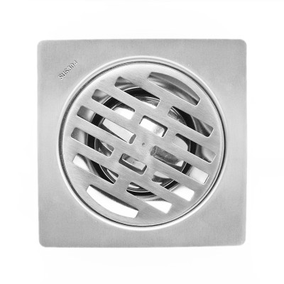 Hộp ga thoát sàn Inox 304 cao cấp Yamato 15 x 15 phi 90 YLR01