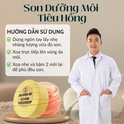 Son dưỡng môi tiêu hồng GIANG