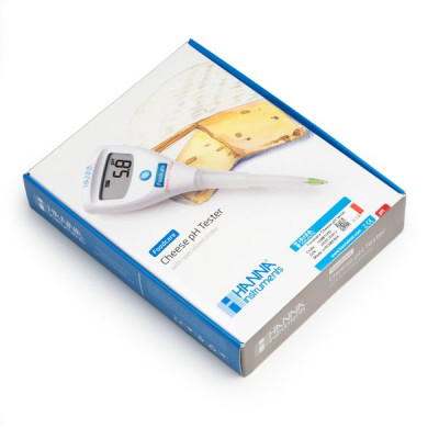 Bút đo pH Trong Phô Mai HI981032, Đầu Điện Cực Thủy Tinh Hình Nón, HANNA, Tặng Kèm Trọn Bộ Dung Dịch Hiệu Chuẩn, Rửa, Bảo Quản